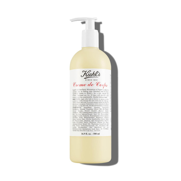 Kiehl's  Creme de Corps Body Lotion,with Cocoa Butter Fast Hydration