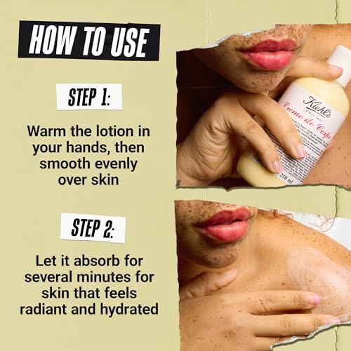 Kiehl's  Creme de Corps Body Lotion,with Cocoa Butter Fast Hydration