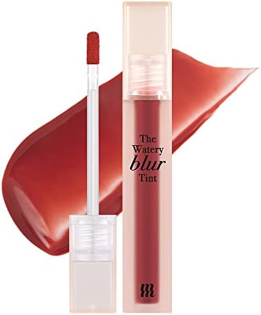 BY MERZY The Watery Blur Velvet Tint – Vegan Long-Lasting Lip Tint with Soft Matte Finish – Gel-to-Powder Texture High-Pigment Color - 0.13 fl oz
