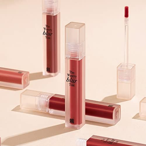 BY MERZY The Watery Blur Velvet Tint – Vegan Long-Lasting Lip Tint with Soft Matte Finish – Gel-to-Powder Texture High-Pigment Color - 0.13 fl oz