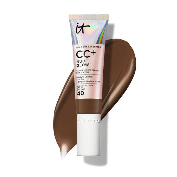IT Cosmetics CC+ Cream Nude Glow Foundation with SPF 40 - Healthy Glow Tint