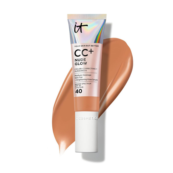 IT Cosmetics CC+ Cream Nude Glow Foundation with SPF 40 - Healthy Glow Tint