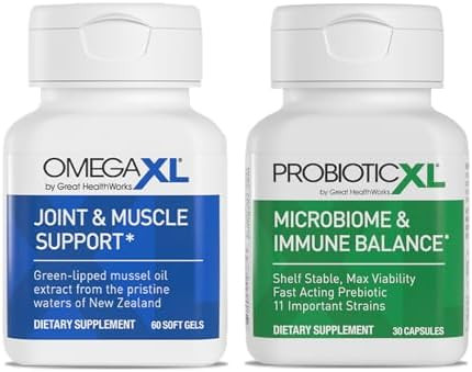 OmegaXL Joint Support  and  ProbioticXL
