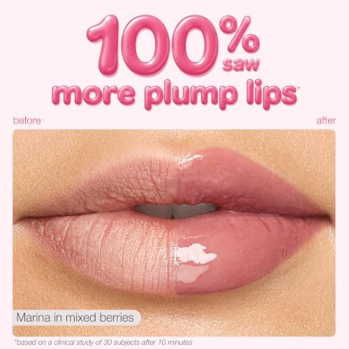 tarte maracuja juicy lip plump Hydrating & Volumizing Lip Plumper Gloss Balm with Nourishing Hyaluronic Acid & Vitamin E Plumps & Moisturizes Vegan & Cruelty-Free