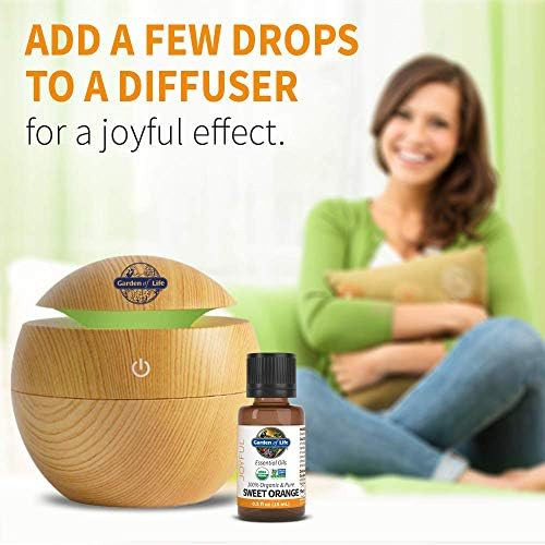 Garden of Life Organic Sweet Orange Essential Oil, USDA Organic