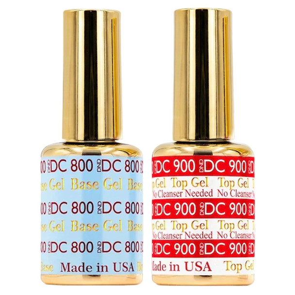 DAISY DND DND Base Gel & Top Gel No Cleanse Duo - 0.6 fluid ounces