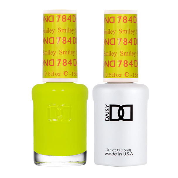 DAISY DND DND DC Gel Polish Set Yellow Collection UV/LED Gel Polish and Air Dry Nail Lacquer Matching Chip-Free Polish Duo 0.5 Fl Oz