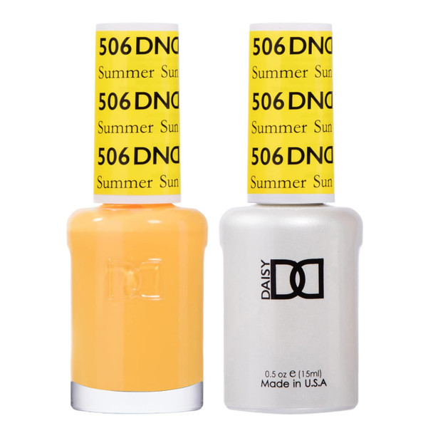 DAISY DND DND DC Gel Polish Set Yellow Collection UV/LED Gel Polish and Air Dry Nail Lacquer Matching Chip-Free Polish Duo 0.5 Fl Oz