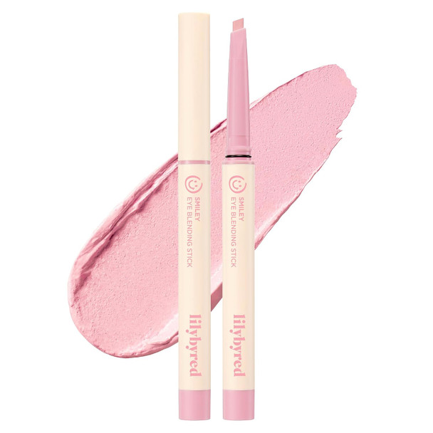 lilybyred Smiley Eye Blending Stick Korean Creamy Eyeshadow Stick Smooth Glide On Eye Color Precision Teardrop Tip Soft Shimmer Finish Crease Resistant