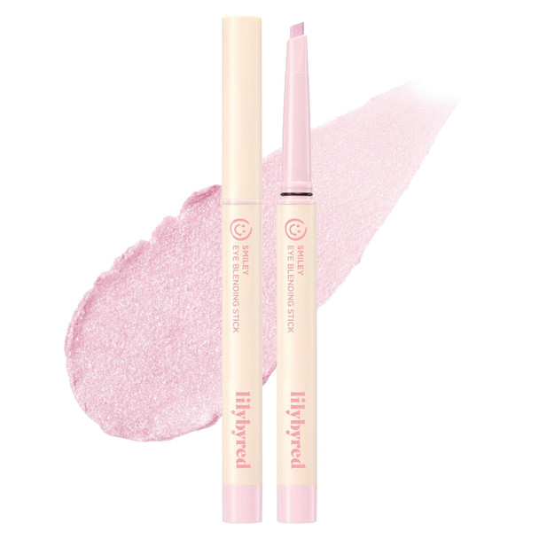 lilybyred Smiley Eye Blending Stick Korean Creamy Eyeshadow Stick Smooth Glide On Eye Color Precision Teardrop Tip Soft Shimmer Finish Crease Resistant