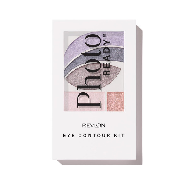 REVLON PhotoReady Eye Contour Kit Gray Palette, 501 Metropolitan, 0.1 oz