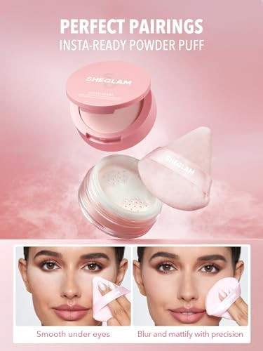 SHEGLAM Insta-Ready Face Powder Loose Under Eye Setting Powder
