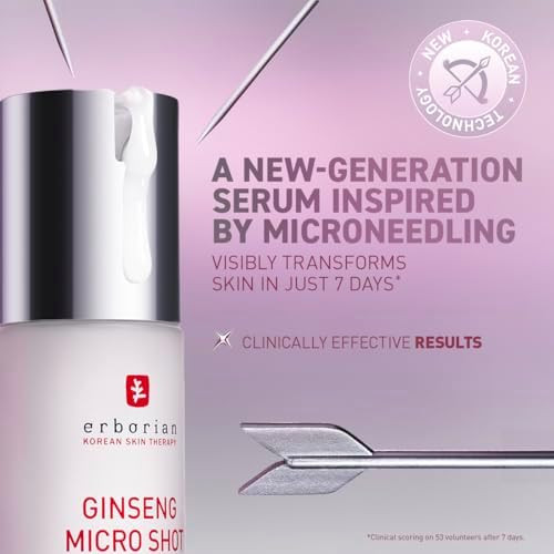 Erborian Ginseng Micro Shot Serum Microneedling Treatment Korean Skincare