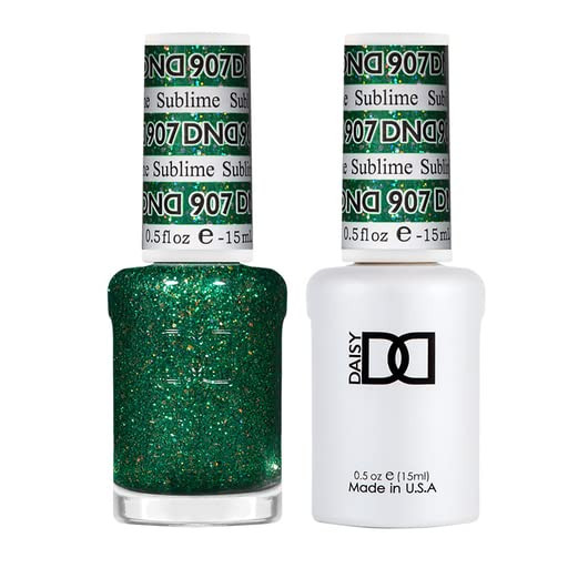 DAISY DND DND Gel Nail Polish Duo Super Glitter Collection 0.5 Fl Oz Each