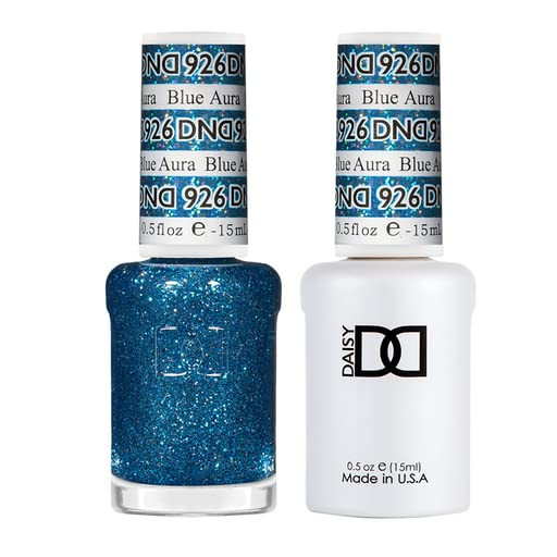 DAISY DND DND Gel Nail Polish Duo Super Glitter Collection 0.5 Fl Oz Each