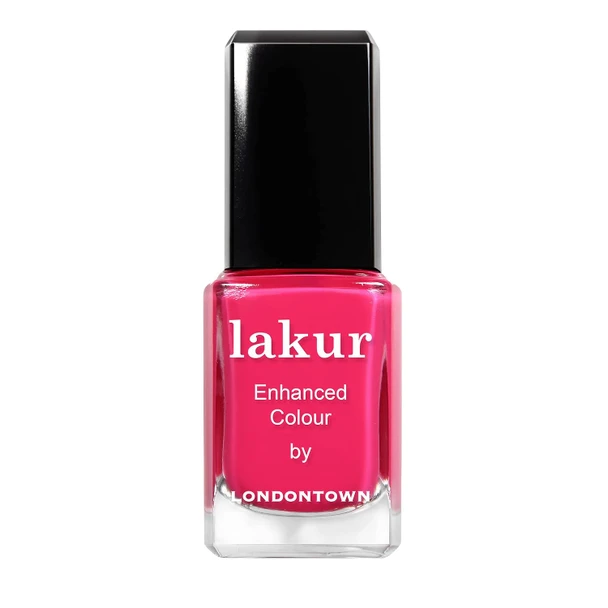 LONDONTOWN Lakur Nail Polish – Pink & Purple Shades, Long-Lasting, Streak-Free, Chip-Resistant | 21+ Free Non-Toxic Vegan Nail Color, Strengthens & Hydrates Nails