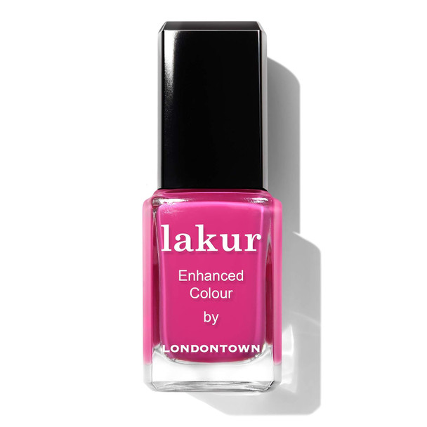 LONDONTOWN Lakur Nail Polish – Pink & Purple Shades, Long-Lasting, Streak-Free, Chip-Resistant | 21+ Free Non-Toxic Vegan Nail Color, Strengthens & Hydrates Nails