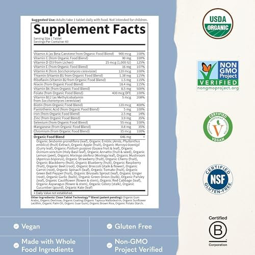 Garden of Life Organics Men's Once Daily Multivitamin