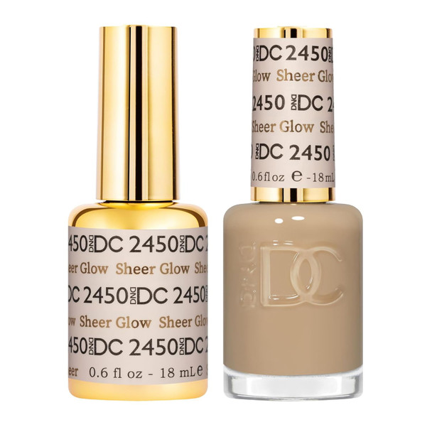 DAISY DND DND DC Gel Nail Polish Duo Sheer Collection 0.6 Fl Oz Each