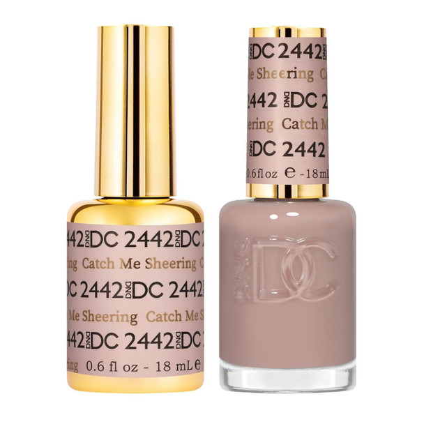 DAISY DND DND DC Gel Nail Polish Duo Sheer Collection 0.6 Fl Oz Each