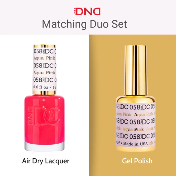DAISY DND DND DC Gel Nail Polish Duo Sheer Collection 0.6 Fl Oz Each