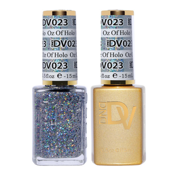 DAISY DND DND DIVA Gel Nail Polish Duo Mirrorball Collection 0.5 Fl Oz Each
