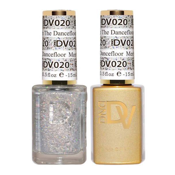 DAISY DND DND DIVA Gel Nail Polish Duo Mirrorball Collection 0.5 Fl Oz Each