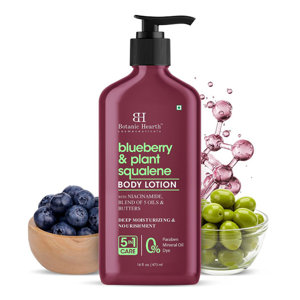 Botanic Hearth Blueberry & Plant Squalene Body Lotion - 16 fl oz
