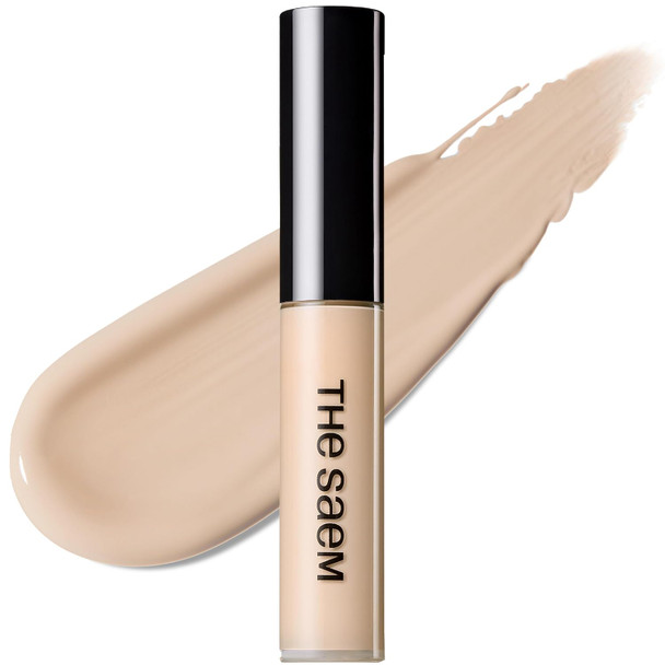 THESAEM Cover Perfection Tip Concealer 0.2 fl.oz Warm Beige for Deep Skin Tone 23 - High Coverage Long Lasting Concealer  Korean Makeup for Dark Circles & Blemishes