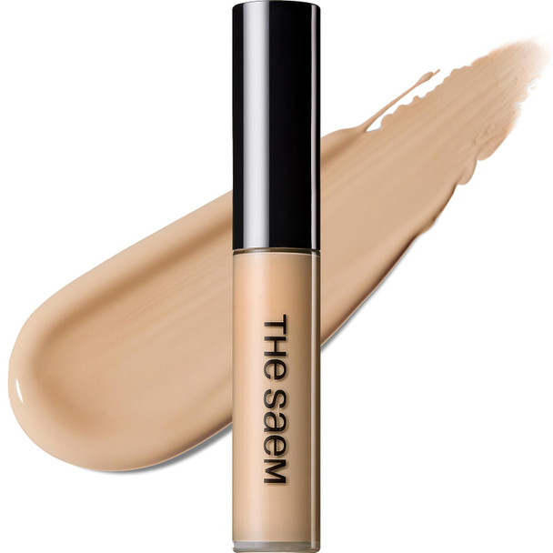 THESAEM Cover Perfection Tip Concealer 0.2 fl.oz Warm Beige for Deep Skin Tone 23 - High Coverage Long Lasting Concealer  Korean Makeup for Dark Circles & Blemishes