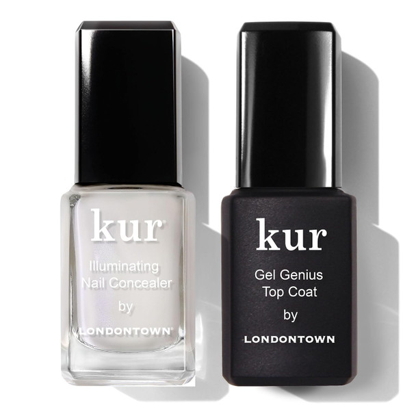 LONDONTOWN kur Nail Concealer & Gel Genius 2 Piece Set