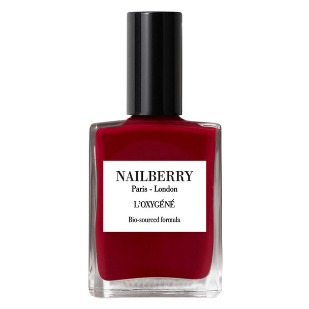 Nailberry L'Oxygéné Oxygenated Nail Lacquer  Rich Cocoa Espresso Opaque Nail Polish | UV Protected Long-Wear Nail Polish | 12-Free | Vegan | Certified Halal | Cruelty & Gluten Free | 15 ml