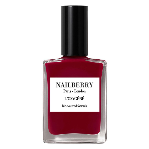 Nailberry L'Oxygéné Oxygenated Nail Lacquer  Rich Cocoa Espresso Opaque Nail Polish | UV Protected Long-Wear Nail Polish | 12-Free | Vegan | Certified Halal | Cruelty & Gluten Free | 15 ml