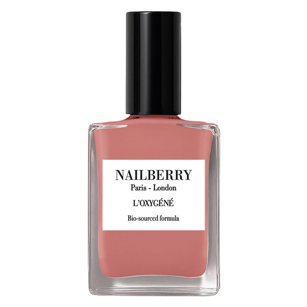 Nailberry L'Oxygéné Oxygenated Nail Lacquer  Rich Cocoa Espresso Opaque Nail Polish | UV Protected Long-Wear Nail Polish | 12-Free | Vegan | Certified Halal | Cruelty & Gluten Free | 15 ml