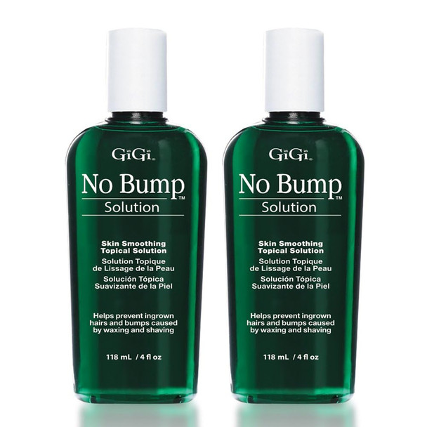 GiGi No Bump Solution  Ingrown Hair Treatment & Skin Smoothing for After Shave Waxing Prevents Razor Bumps & Post-Waxing Irritation