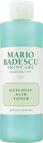 Mario Badescu Glycolic Acid Toner for Dry and Combination Skin, Alcohol-Free Facial Toner for Aging Skin, Formulated with Exfoliating Glycolic Acid & Antioxidant Grapefruit Extract