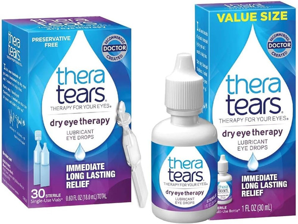 TheraTears Dry Eye Drops Preservative  Free Vials
