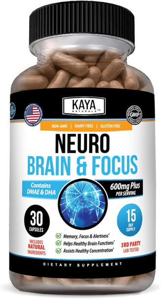 Kaya Naturals Neuro Brain Nootropic Supplement