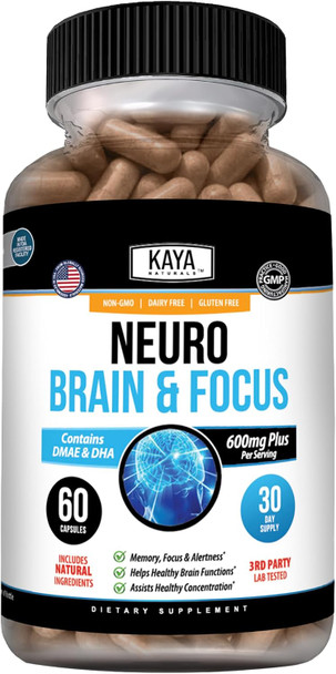 Kaya Naturals Neuro Brain Nootropic Supplement