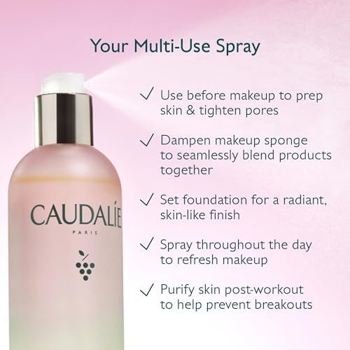 Caudalie Beauty Elixir Prep Set Makeup Glow Face Mist