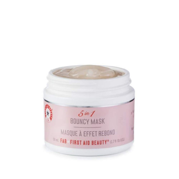 First Aid Beauty 5 in 1 Bouncy Mask: Gluten-Free Nourishing Acne Face Mask to Calm and Hydrate Skin. (1.7 ounce)