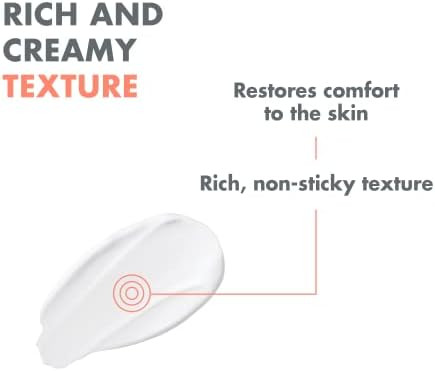 Avène Hydrance RICH Hydrating Cream,Daily Face Moisturizer,Soothes feelings of skin tightness & discomfort associated with dryness,Dry skin moisturizer,Non-Comedogenic,1.3 Oz,(Pack of 2)