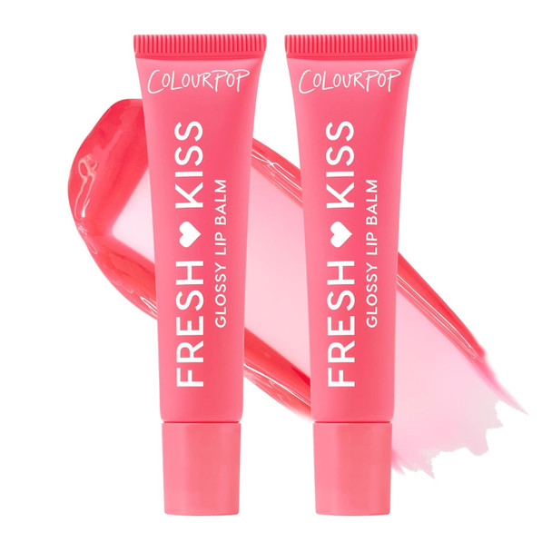 ColourPop Fresh Kiss Glossy Lip Balm Hydrating Lip Care Enriched with Peptides Hyaluronic Acid Shea Butter & Vitamin E for an Ultra-Cushiony Formula