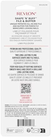 Revlon Shape ‘N’ Buff Nail Buffer  Gray