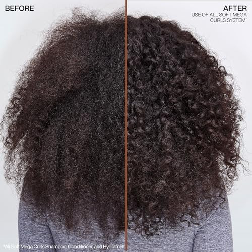Redken All Soft Mega Curls Shampoo For Extremely Dry Curly & Coily Hair - Nourishes & Softens Severely Dry Hair, Sulfate Free