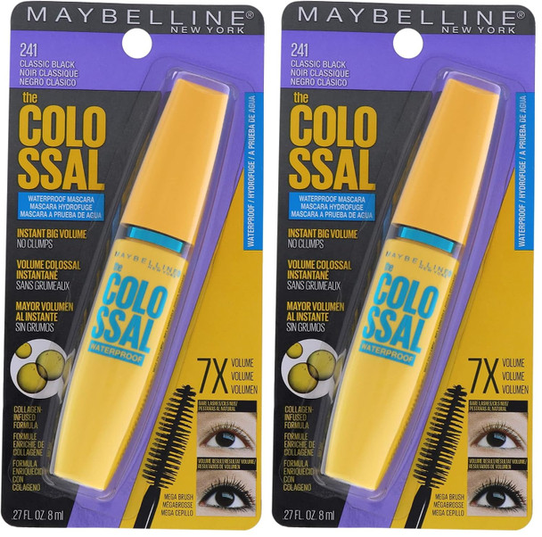 Maybelline Volum' Express Colossal Waterproof Mascara Makeup  Volumizing