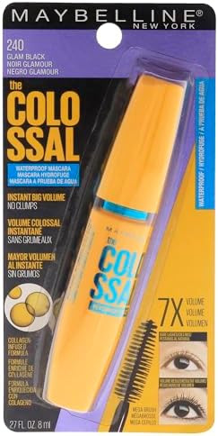 Maybelline Volum' Express Colossal Waterproof Mascara Makeup  Volumizing
