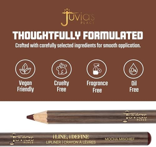Juvia s Place I Line I Define Lip Liner Mocha Mischief Lip Liner Pencil