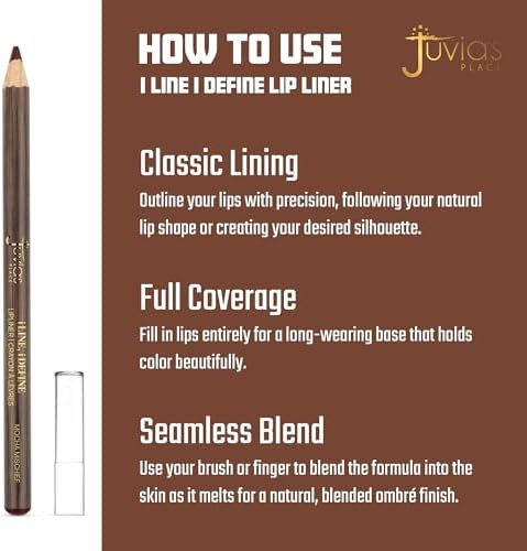 Juvia s Place I Line I Define Lip Liner Mocha Mischief Lip Liner Pencil