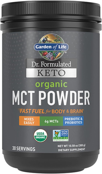 Garden of Life Dr. Formulated Organic MCT Powder from Coconuts, 30 Servings
